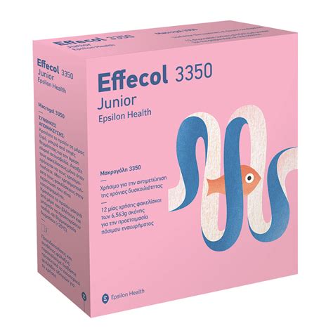 Effecol 3350 Junior Epsilon Health, 12 plicuri x 6,5 g